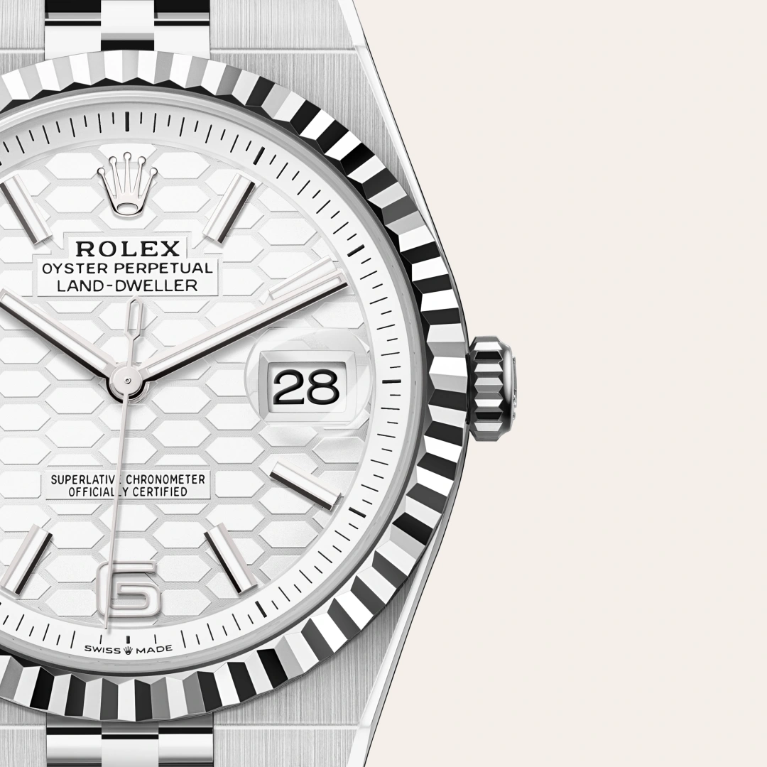 Rolex Land-Dweller 40mm Oystersteel & White Gold M127334-0001 1:1 Rolex Land-Dweller 40mm Oystersteel & White Gold M127334-0001 1:1