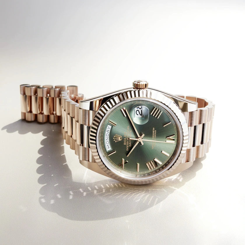 Rolex Day-Date 40 Everose gold Ref# 228235-0025 1:1 Rolex Day-Date 40 Everose gold Ref# 228235-0025 1:1