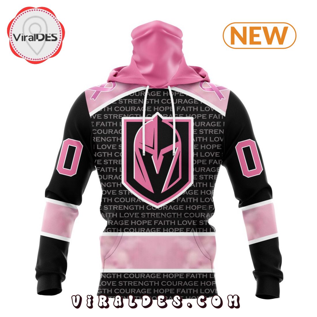 NHL Vegas Golden Knights Special Pink Fight Breast Cancer Design Hoodie NHL Vegas Golden Knights Special Pink Fight Breast Cancer Design Hoodie