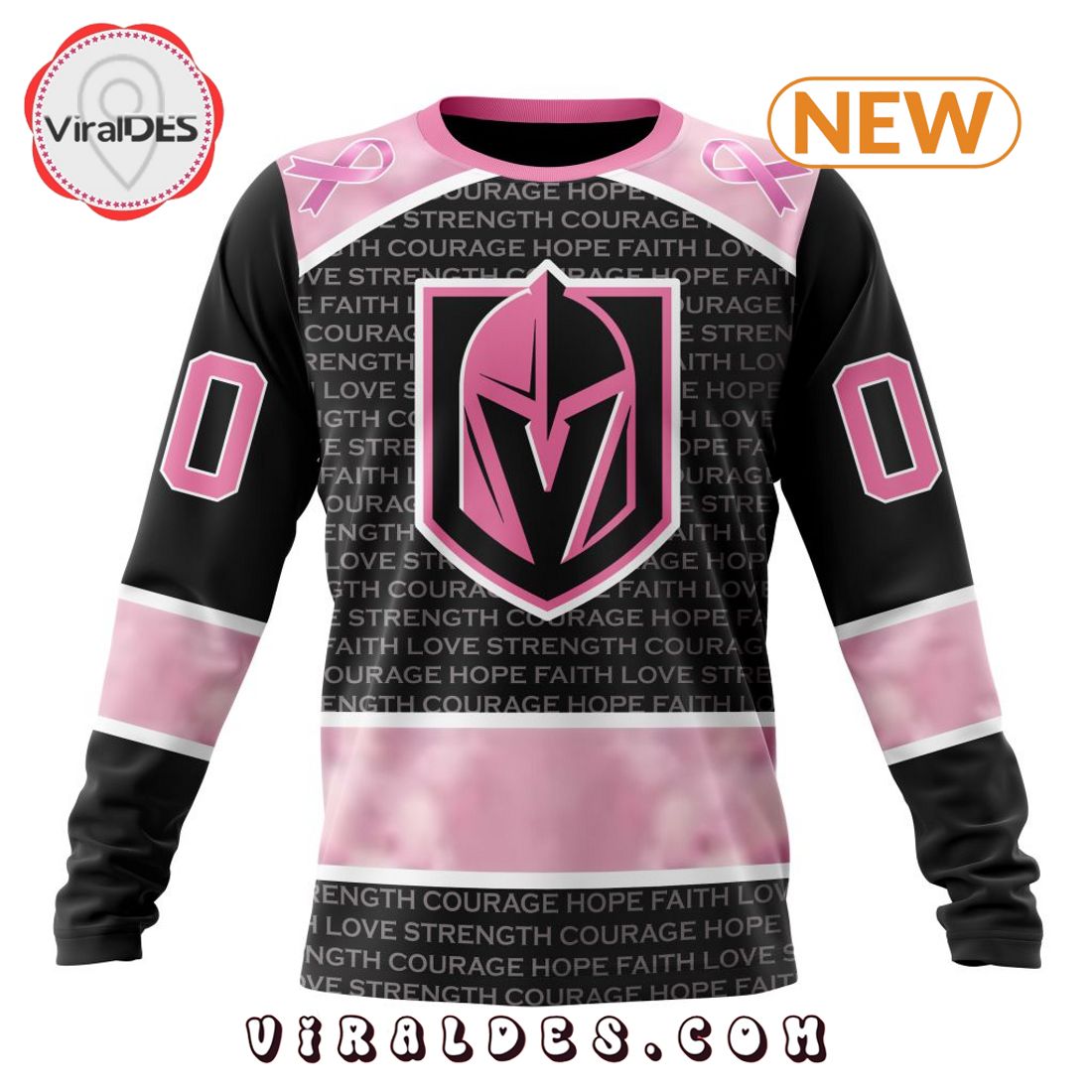 NHL Vegas Golden Knights Special Pink Fight Breast Cancer Design Hoodie NHL Vegas Golden Knights Special Pink Fight Breast Cancer Design Hoodie