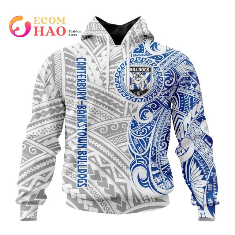 NRL Canterbury-Bankstown Bulldogs Custom Name Indigenous Pullover Hoodie NRL Canterbury-Bankstown Bulldogs Custom Name Indigenous Pullover Hoodie
