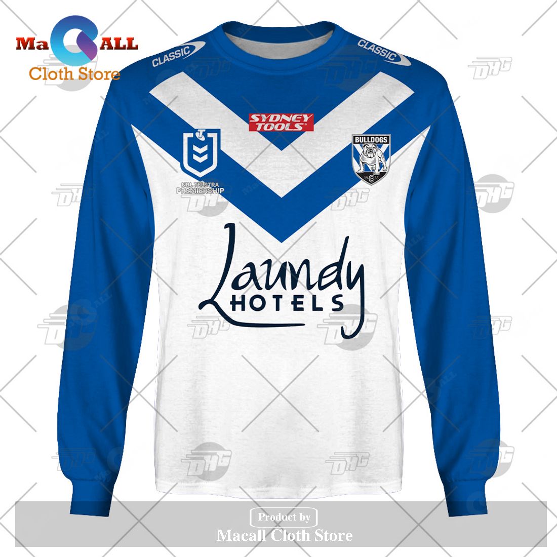 Personalize NRL Canterbury-Bankstown Bulldogs 2023 Home Jersey Hoodie Sweatshirt 3D -soulcals Personalize NRL Canterbury-Bankstown Bulldogs 2023 Home Jersey Hoodie Sweatshirt 3D -soulcals