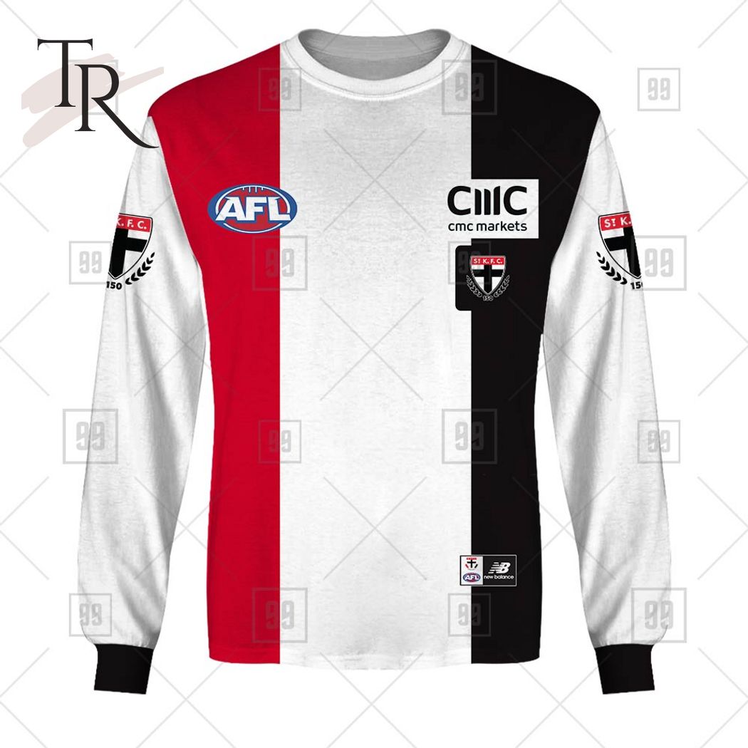 Personalized Home Guernsey 2023 AFL St Kilda Saints Hoodie Personalized Home Guernsey 2023 AFL St Kilda Saints Hoodie