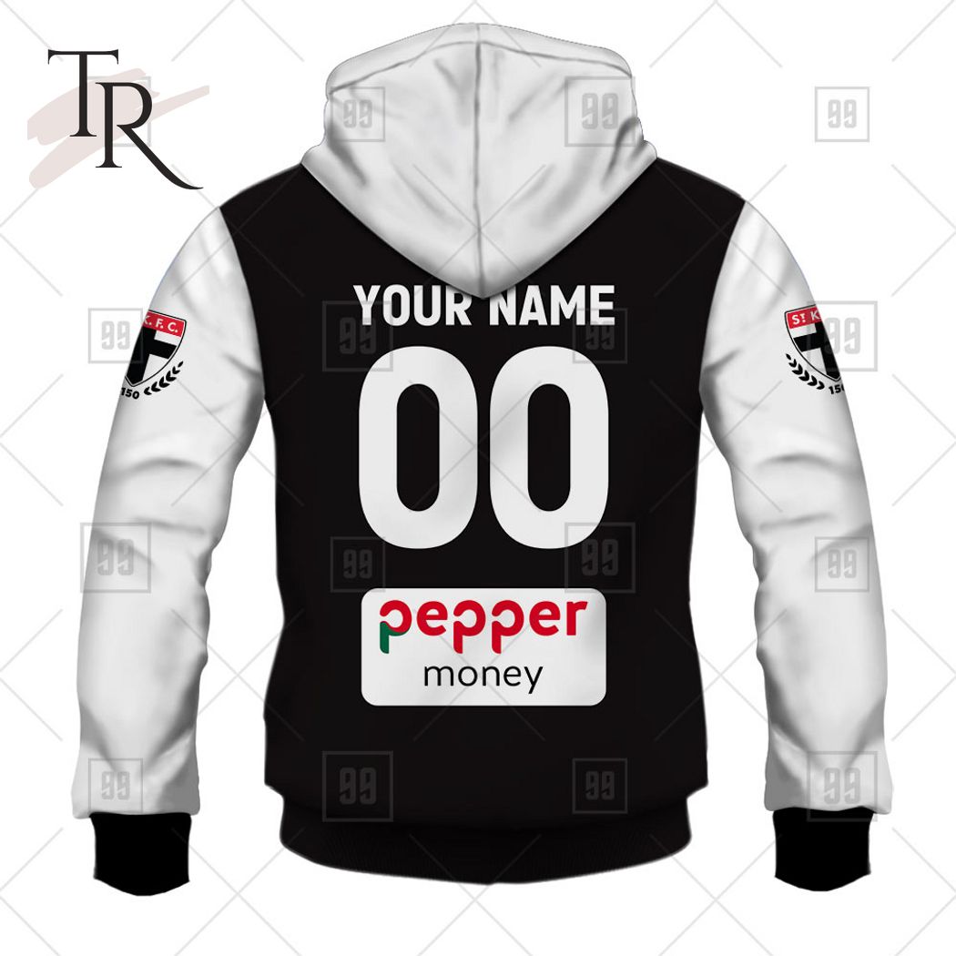 Personalized Home Guernsey 2023 AFL St Kilda Saints Hoodie Personalized Home Guernsey 2023 AFL St Kilda Saints Hoodie