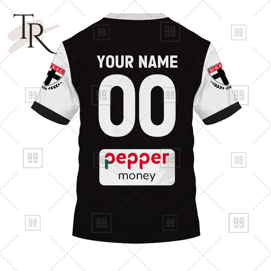 Personalized Home Guernsey 2023 AFL St Kilda Saints Hoodie Personalized Home Guernsey 2023 AFL St Kilda Saints Hoodie