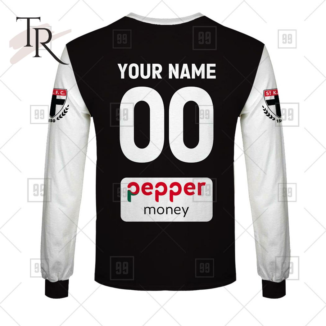 Personalized Home Guernsey 2023 AFL St Kilda Saints Hoodie Personalized Home Guernsey 2023 AFL St Kilda Saints Hoodie