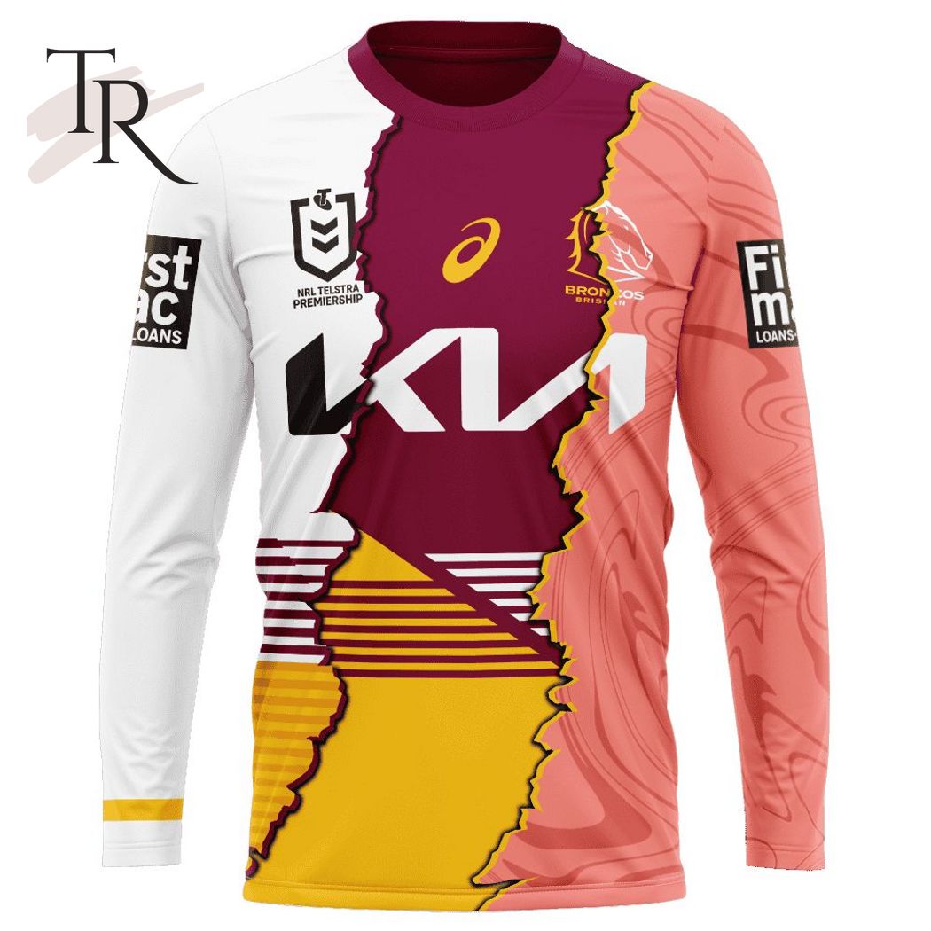 Personalized NRL Brisbane Broncos Special Mix Jersey Hoodie 3D Personalized NRL Brisbane Broncos Special Mix Jersey Hoodie 3D
