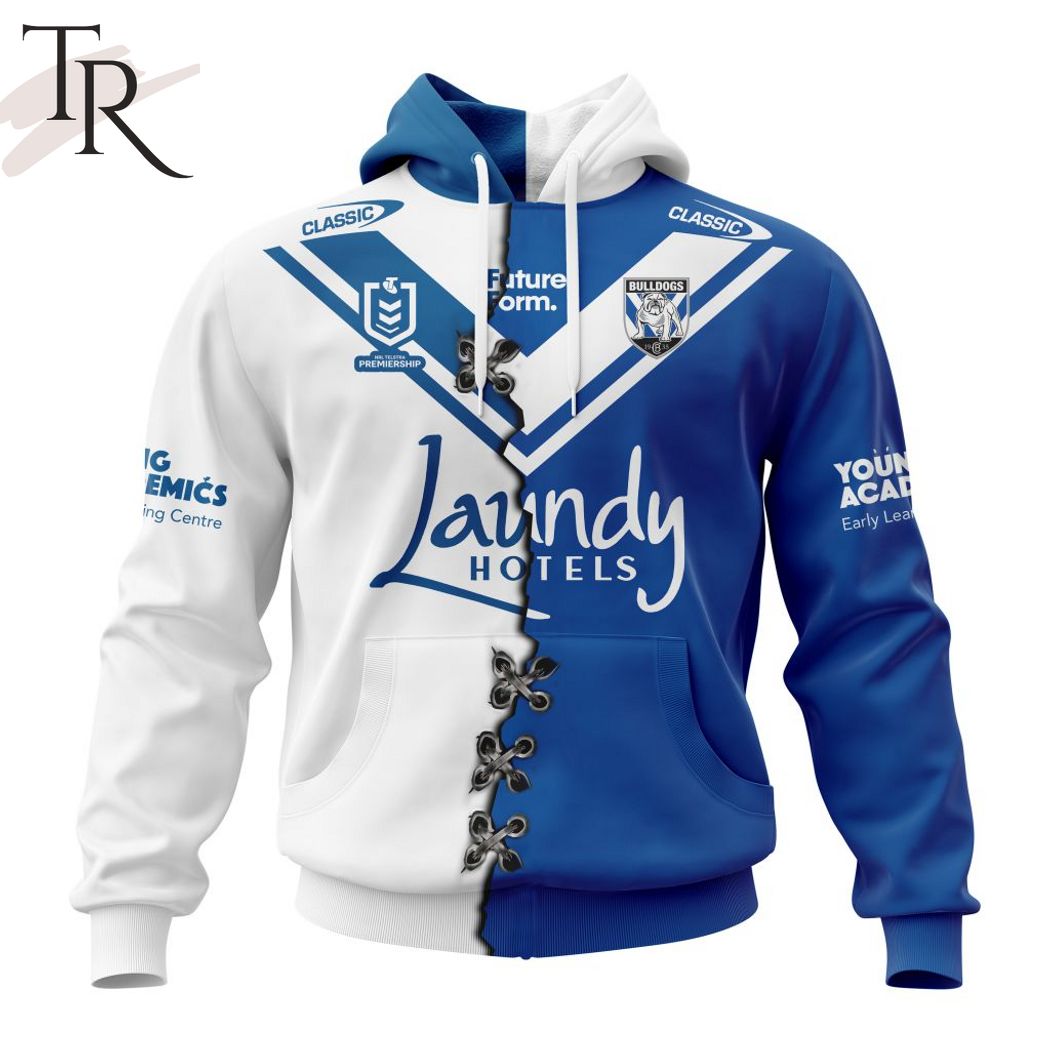 Personalized NRL Canterbury-Bankstown Bulldogs Home Mix Away Kits Hoodie Personalized NRL Canterbury-Bankstown Bulldogs Home Mix Away Kits Hoodie