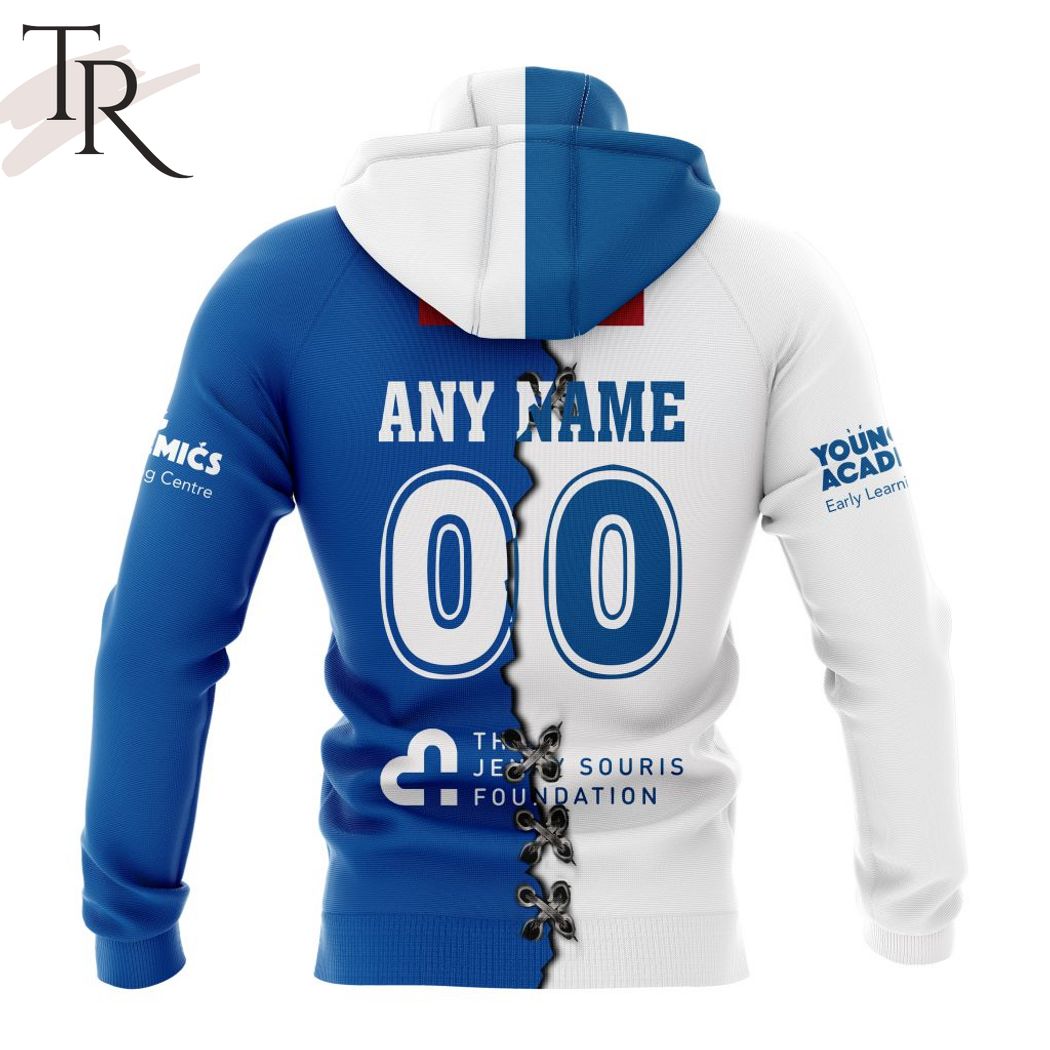 Personalized NRL Canterbury-Bankstown Bulldogs Home Mix Away Kits Hoodie Personalized NRL Canterbury-Bankstown Bulldogs Home Mix Away Kits Hoodie