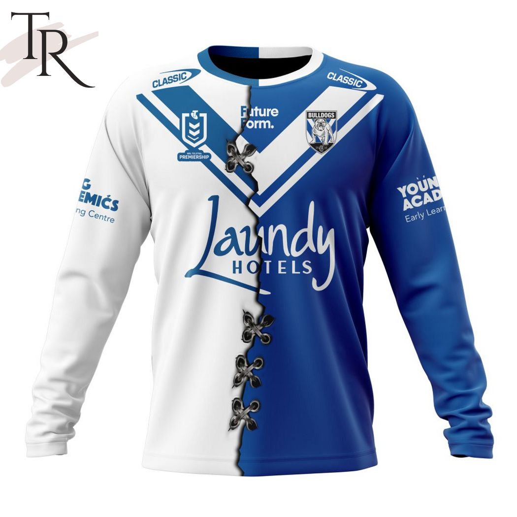 Personalized NRL Canterbury-Bankstown Bulldogs Home Mix Away Kits Hoodie Personalized NRL Canterbury-Bankstown Bulldogs Home Mix Away Kits Hoodie