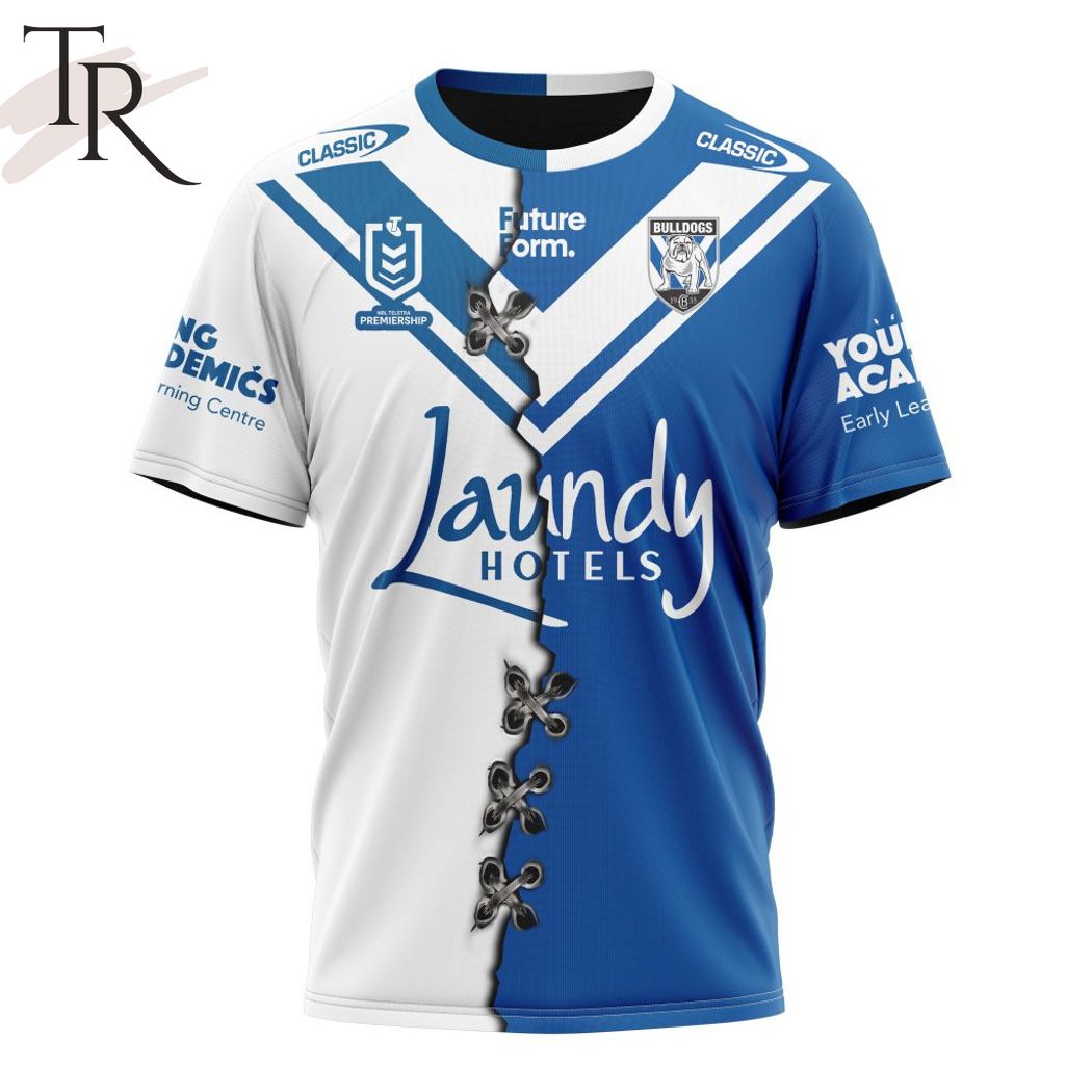 Personalized NRL Canterbury-Bankstown Bulldogs Home Mix Away Kits Hoodie Personalized NRL Canterbury-Bankstown Bulldogs Home Mix Away Kits Hoodie