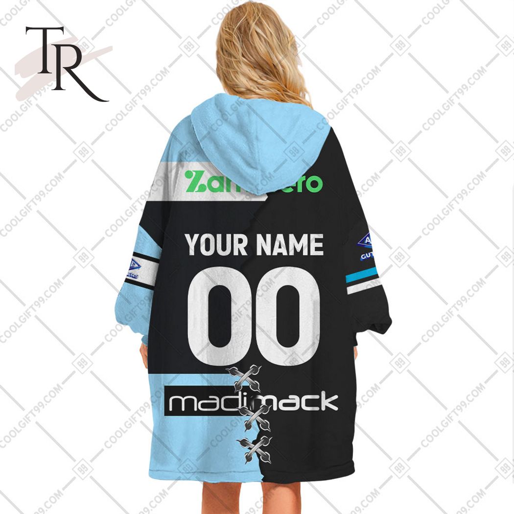 Personalized NRL Cronulla Sutherland Sharks Mix V2 Jersey Oodie, Flanket, Blanket Hoodie, Snuggie Personalized NRL Cronulla Sutherland Sharks Mix V2 Jersey Oodie, Flanket, Blanket Hoodie, Snuggie