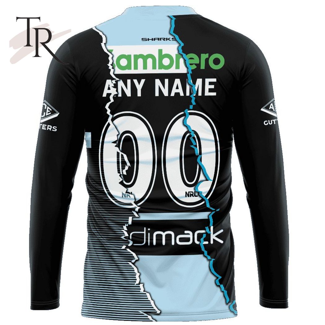 Personalized NRL Cronulla-Sutherland Sharks Special Mix Jersey Hoodie 3D Personalized NRL Cronulla-Sutherland Sharks Special Mix Jersey Hoodie 3D