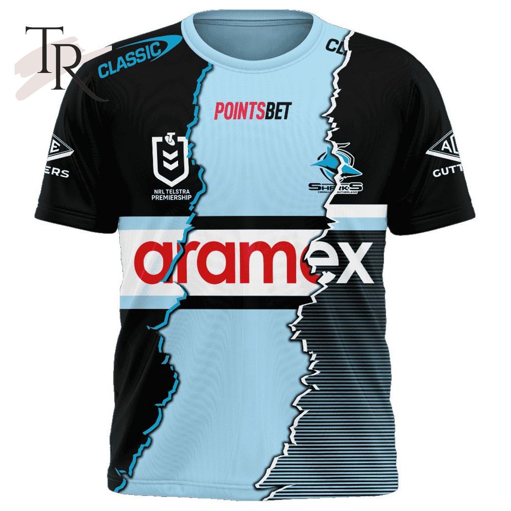 Personalized NRL Cronulla-Sutherland Sharks Special Mix Jersey Hoodie 3D Personalized NRL Cronulla-Sutherland Sharks Special Mix Jersey Hoodie 3D