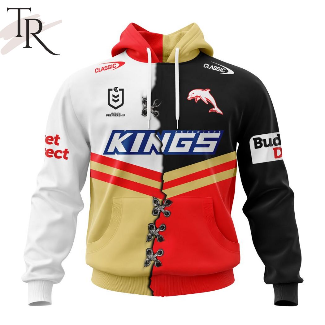 Personalized NRL Dolphins Home Mix Away Kits Hoodie Personalized NRL Dolphins Home Mix Away Kits Hoodie