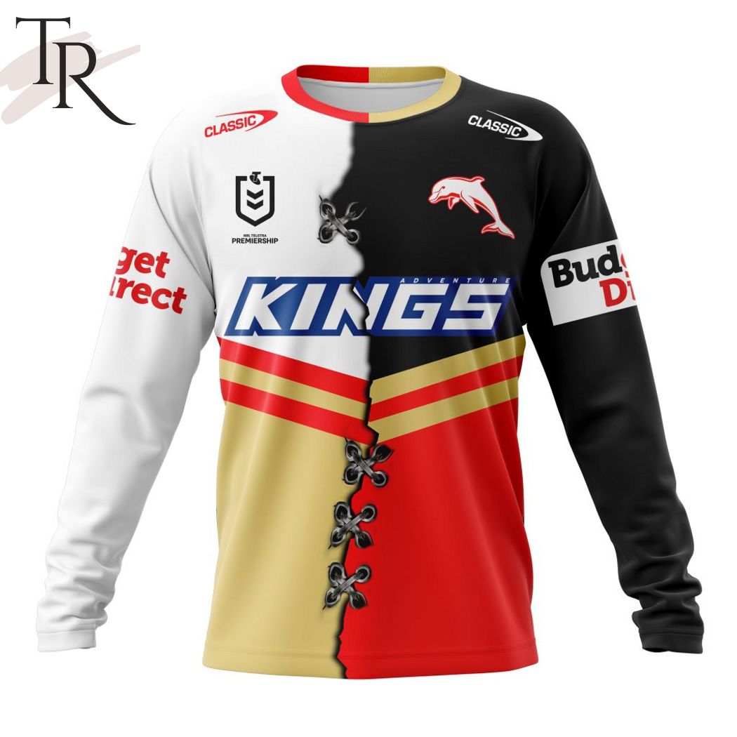 Personalized NRL Dolphins Home Mix Away Kits Hoodie Personalized NRL Dolphins Home Mix Away Kits Hoodie