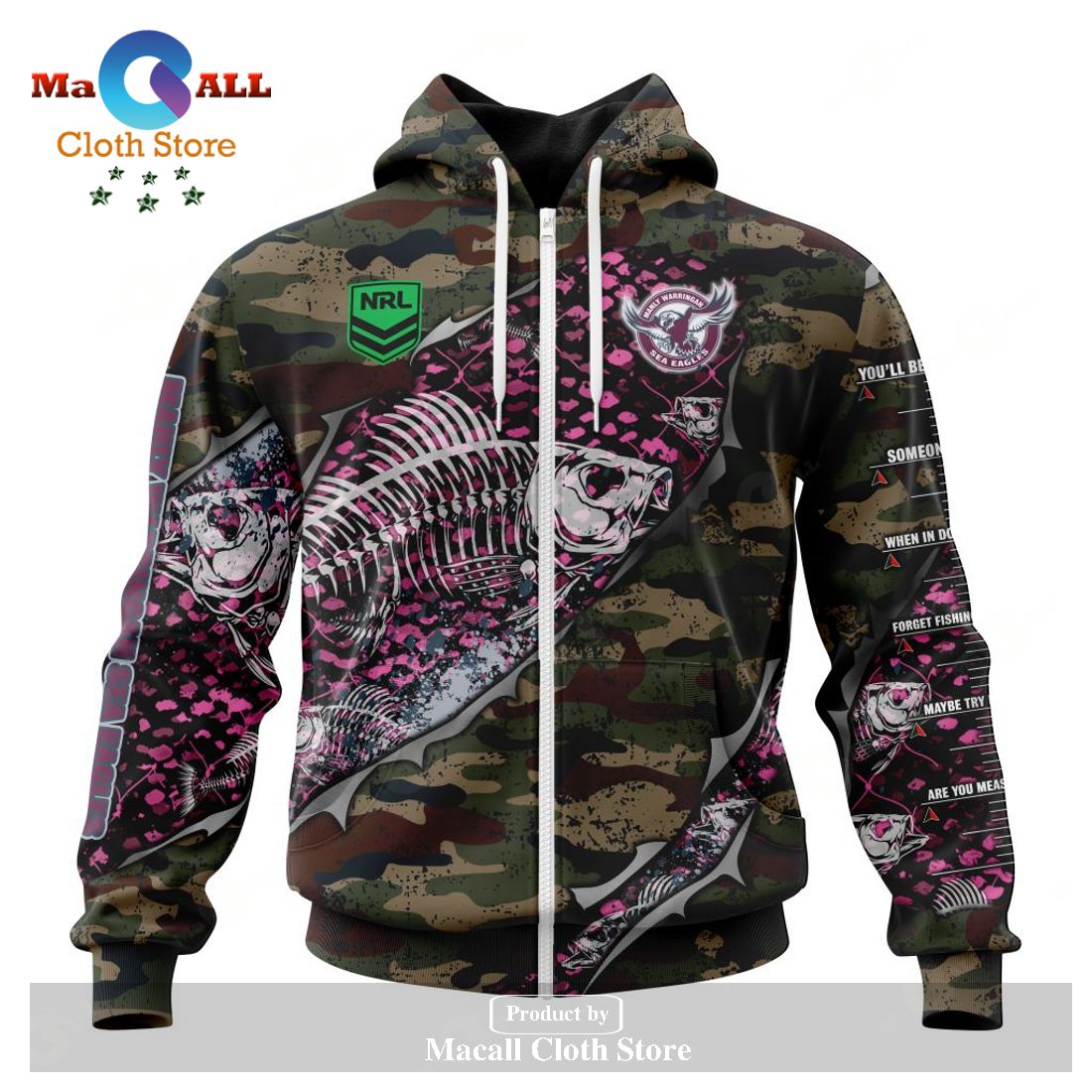 Personalized NRL Manly Warringah Sea Eagles Special Camo Fishing Hoodie Sweatshirt 3D LIMITED EDITION -soulcals Personalized NRL Manly Warringah Sea Eagles Special Camo Fishing Hoodie Sweatshirt 3D LIMITED EDITION -soulcals