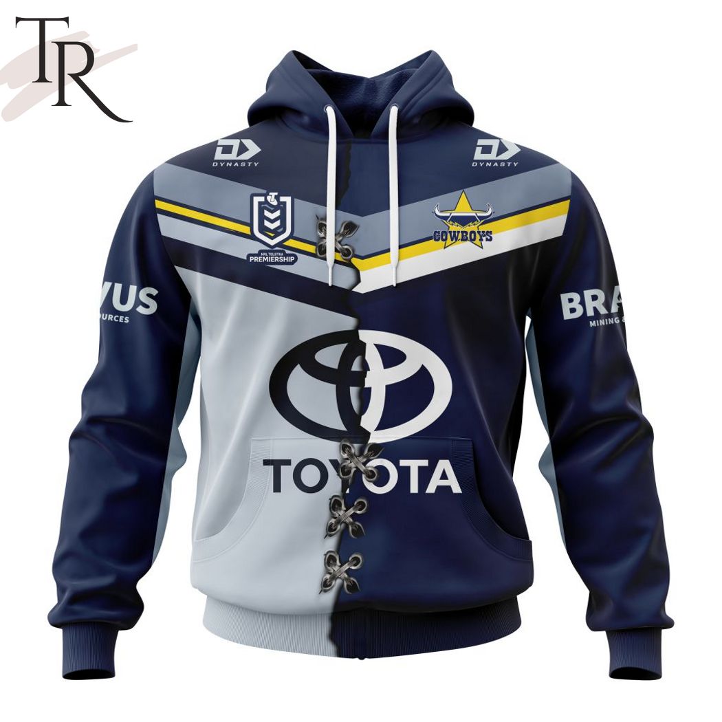 Personalized NRL North Queensland Cowboys Home Mix Away Kits Hoodie Personalized NRL North Queensland Cowboys Home Mix Away Kits Hoodie