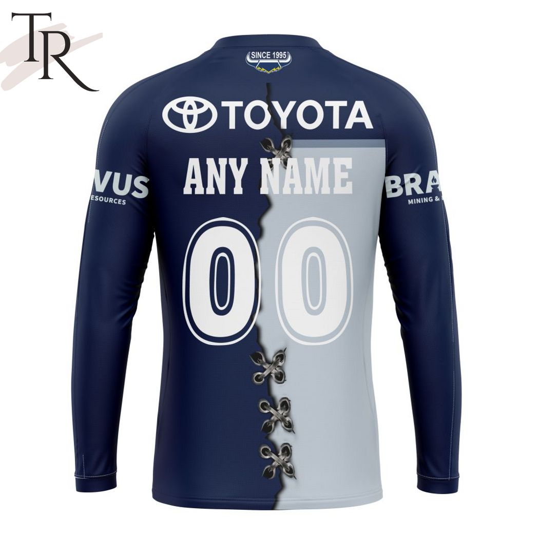 Personalized NRL North Queensland Cowboys Home Mix Away Kits Hoodie Personalized NRL North Queensland Cowboys Home Mix Away Kits Hoodie