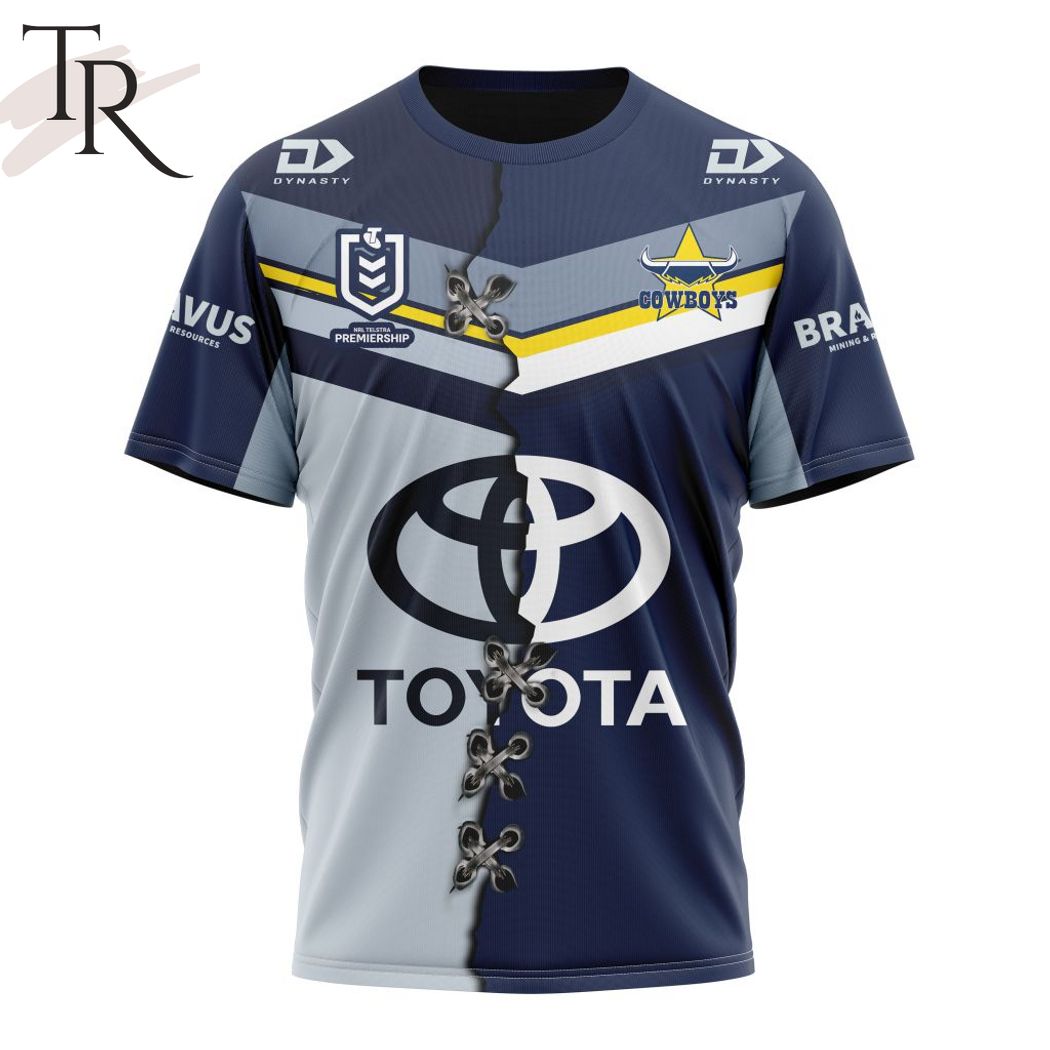 Personalized NRL North Queensland Cowboys Home Mix Away Kits Hoodie Personalized NRL North Queensland Cowboys Home Mix Away Kits Hoodie