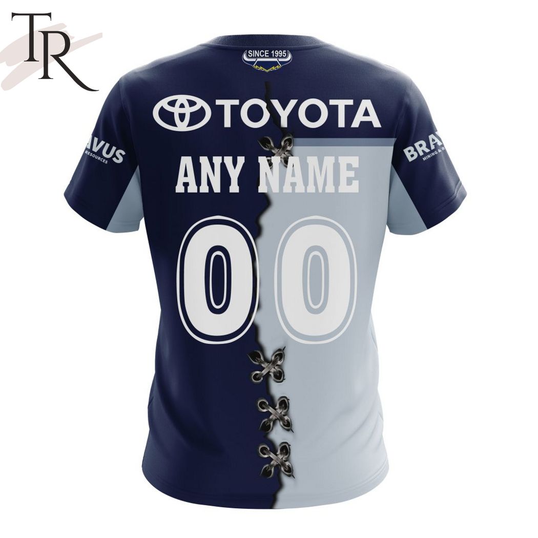 Personalized NRL North Queensland Cowboys Home Mix Away Kits Hoodie Personalized NRL North Queensland Cowboys Home Mix Away Kits Hoodie