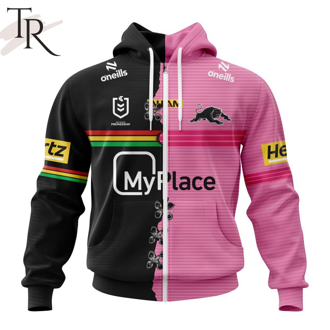 Personalized NRL Penrith Panthers Home Mix Away Kits Hoodie Personalized NRL Penrith Panthers Home Mix Away Kits Hoodie