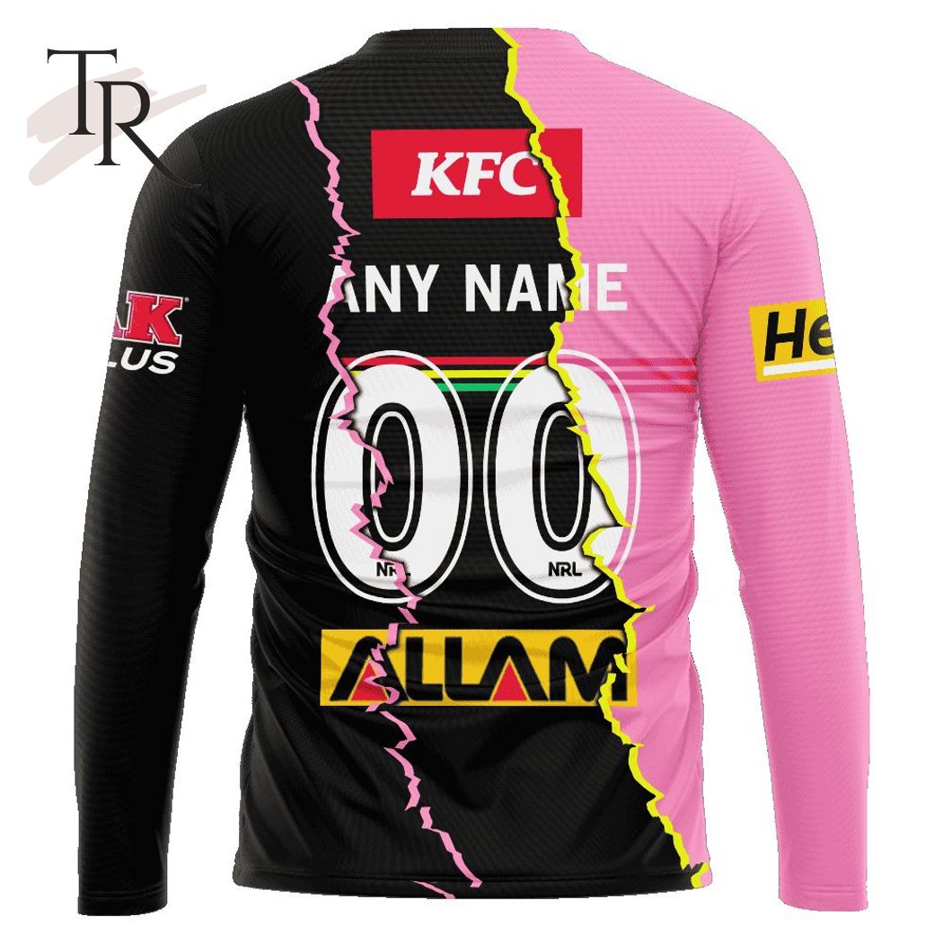 Personalized NRL Penrith Panthers Special Mix Jersey Hoodie 3D Personalized NRL Penrith Panthers Special Mix Jersey Hoodie 3D