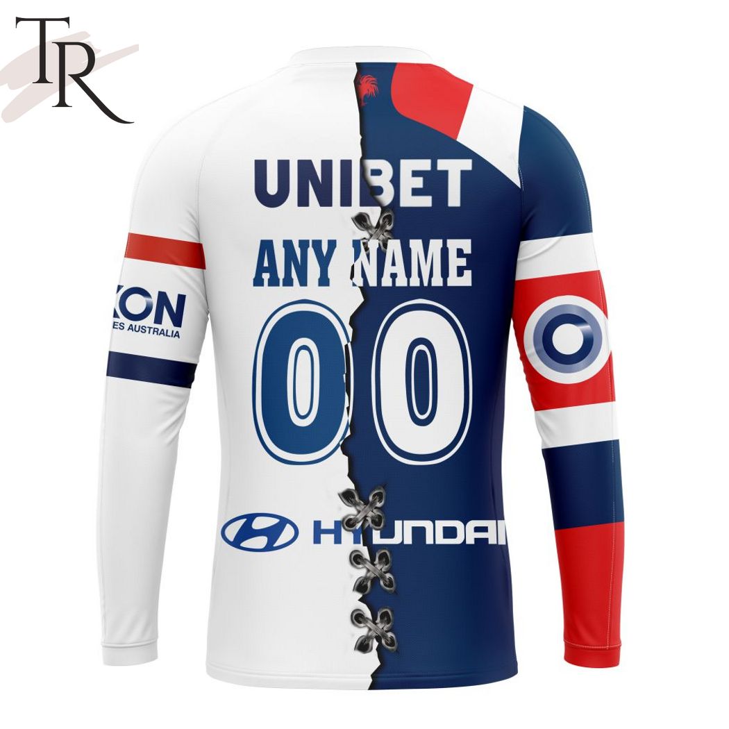 Personalized NRL Sydney Roosters Home Mix Away Kits Hoodie Personalized NRL Sydney Roosters Home Mix Away Kits Hoodie