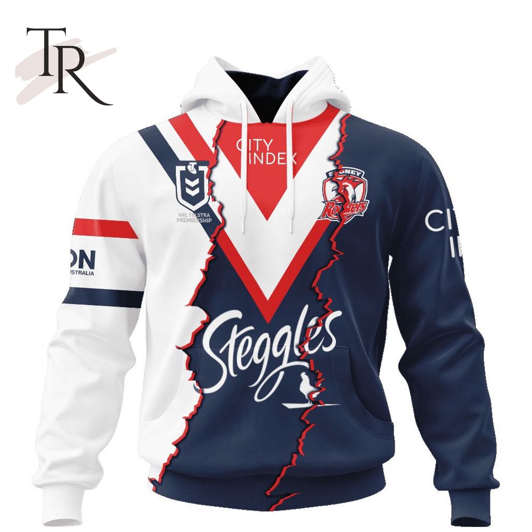 Personalized NRL Sydney Roosters Special Mix Jersey Hoodie 3D Personalized NRL Sydney Roosters Special Mix Jersey Hoodie 3D