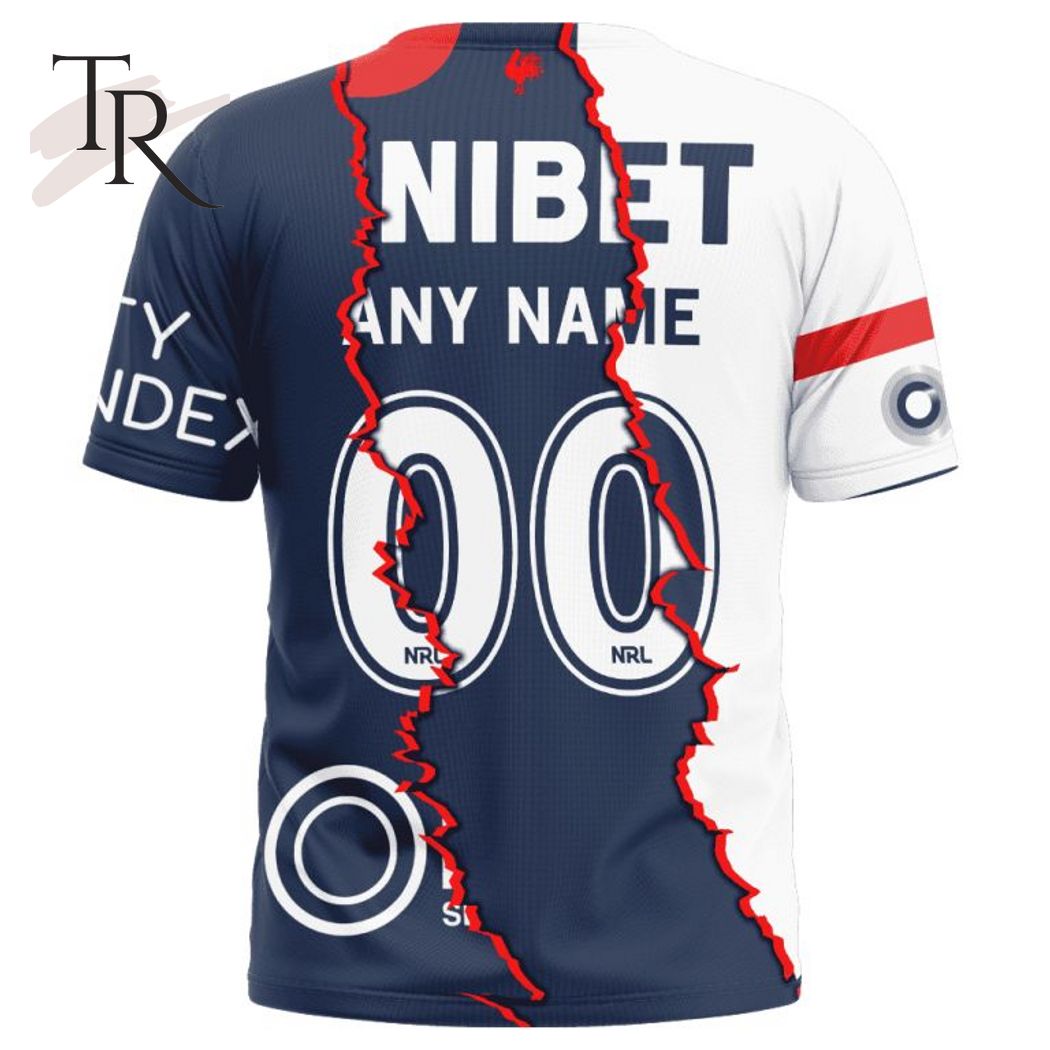 Personalized NRL Sydney Roosters Special Mix Jersey Hoodie 3D Personalized NRL Sydney Roosters Special Mix Jersey Hoodie 3D