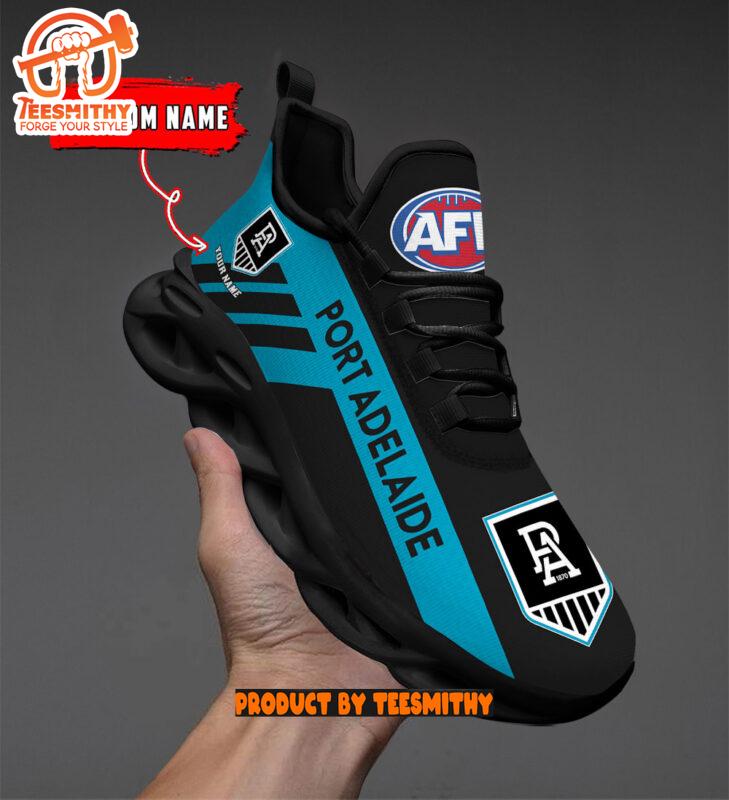 Port Adelaide Power Max Soul Shoes Personalized AFL Max Soul Shoes-Soulcals.com Port Adelaide Power Max Soul Shoes Personalized AFL Max Soul Shoes-Soulcals.com