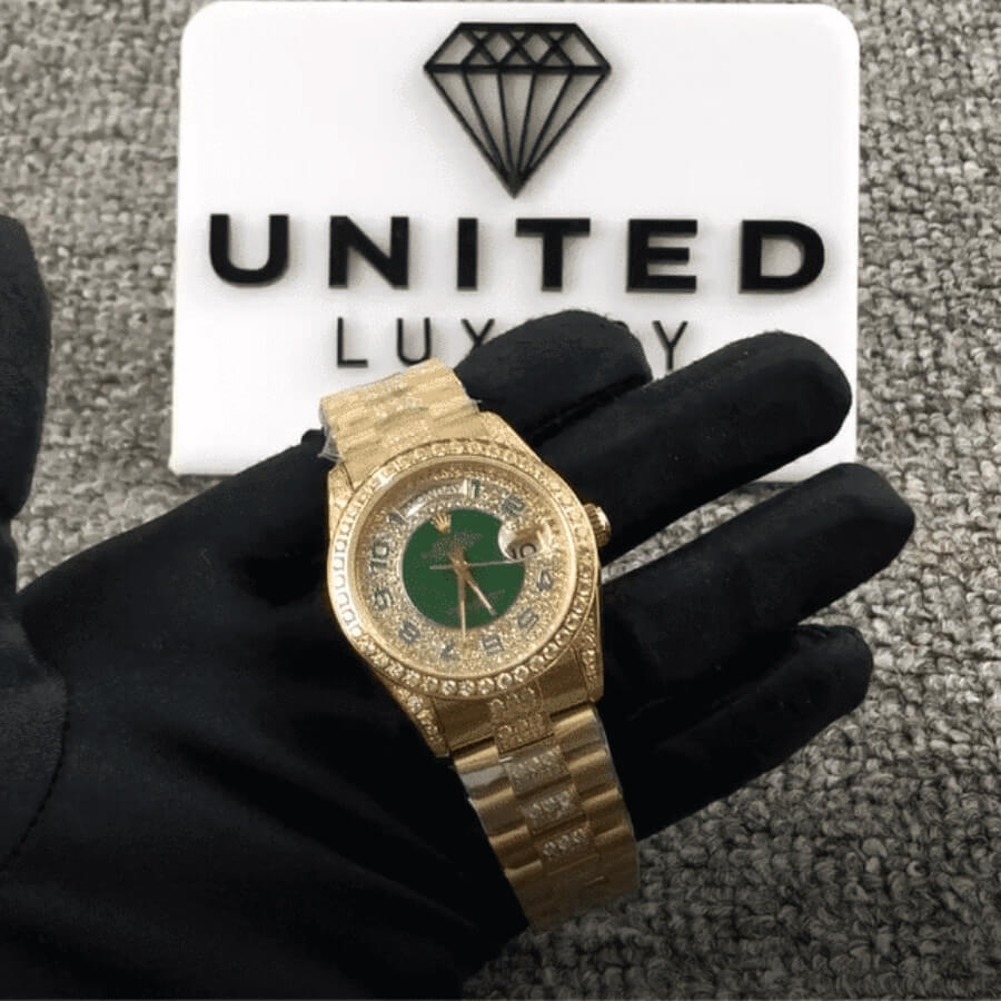 Rolex Day-Date 118348 “Iced Out” Deluxe 1:1 Rolex Day-Date 118348 “Iced Out” Deluxe 1:1