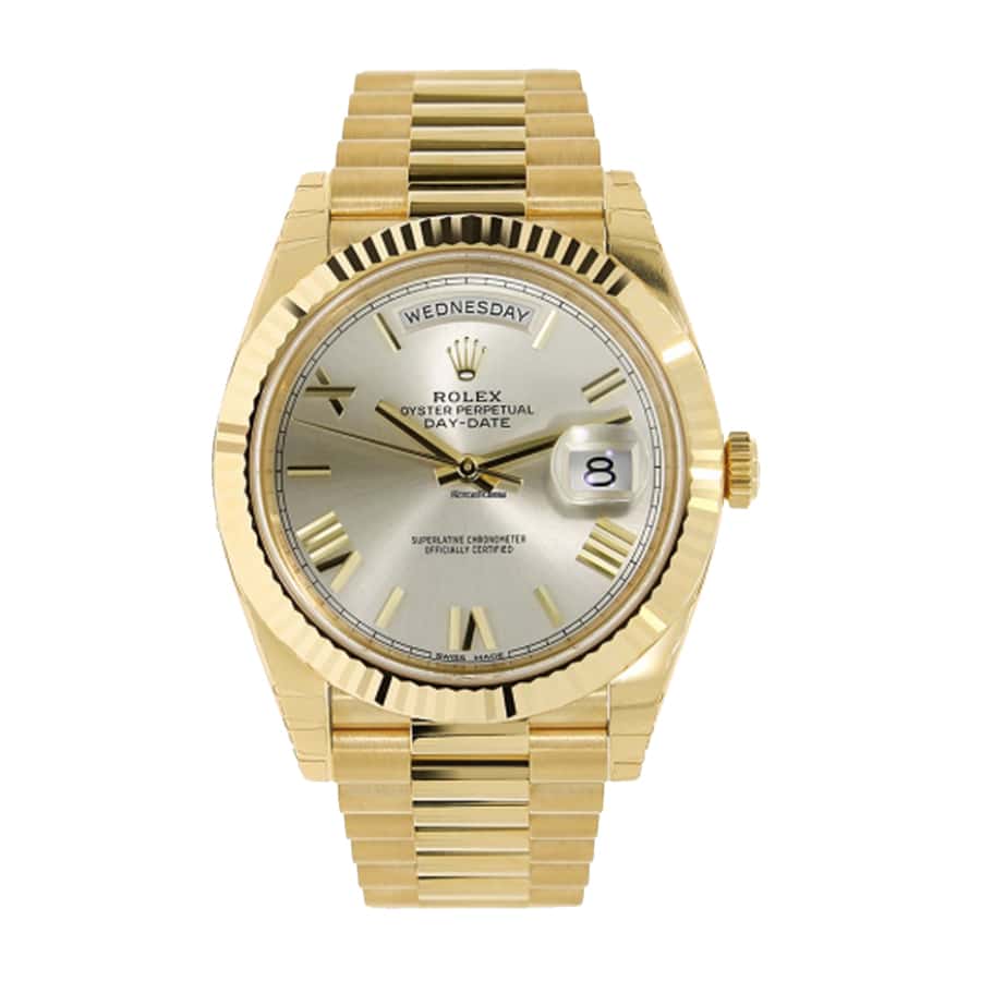 Rolex Day-Date 228236 “Ice Blue Grooved” Super Quality 1:1 Rolex Day-Date 228236 “Ice Blue Grooved” Super Quality 1:1