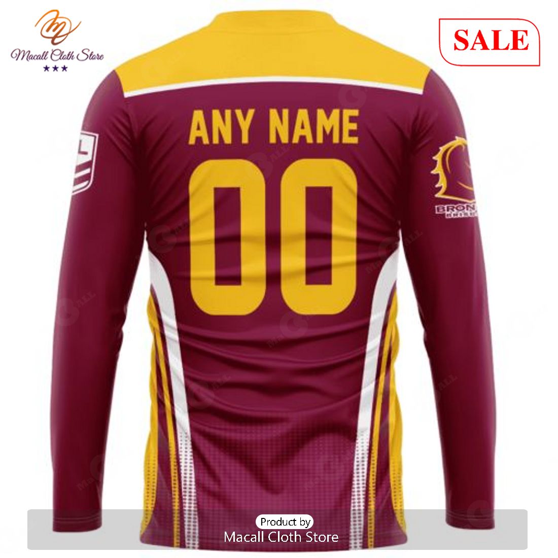 SALE NRL Personalized Brisbane Broncos Special Sideline Design Hoodie Sweatshirt 3D -soulcals SALE NRL Personalized Brisbane Broncos Special Sideline Design Hoodie Sweatshirt 3D -soulcals