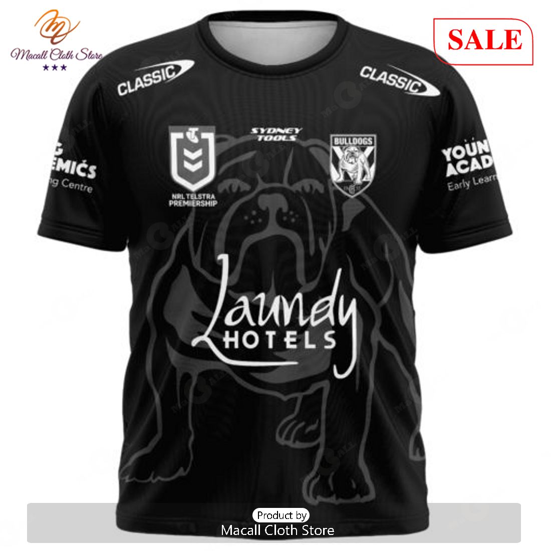 SALE NRL Personalized Canterbury-Bankstown Bulldogs Special Monochrome Design Hoodie 3D -soulcals SALE NRL Personalized Canterbury-Bankstown Bulldogs Special Monochrome Design Hoodie 3D -soulcals