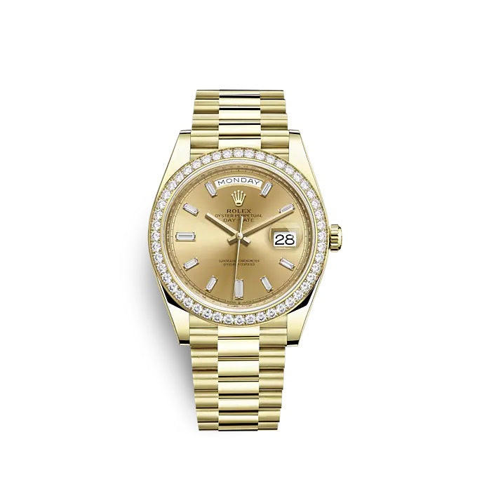 Rolex Day-Date 40 Yellow gold Ref# 228348RBR-0002 1:1 Rolex Day-Date 40 Yellow gold Ref# 228348RBR-0002 1:1