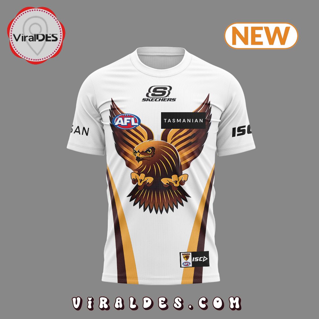 Special New AFL Hawthorn Hawks White Hoodie Special New AFL Hawthorn Hawks White Hoodie
