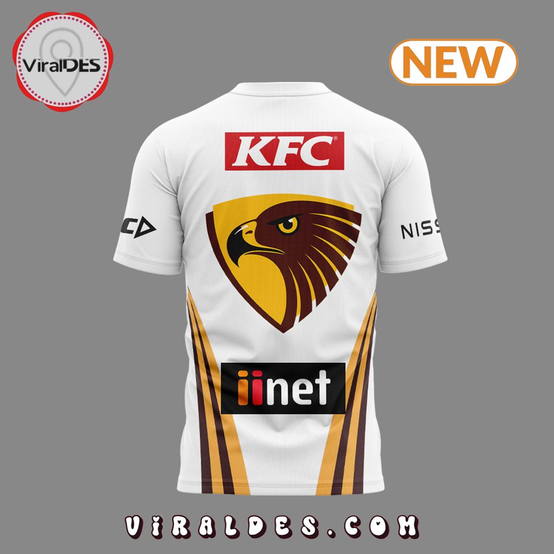 Special New AFL Hawthorn Hawks White Hoodie Special New AFL Hawthorn Hawks White Hoodie