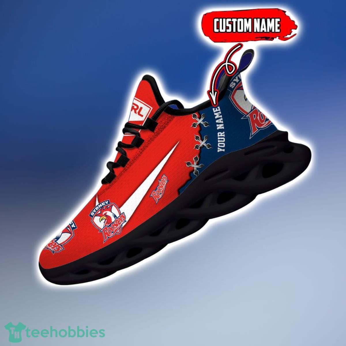 Sydney Roosters Personalized Name NRL Premium Luxury Max Soul Shoes Best Gift For Fans Sydney Roosters Personalized Name NRL Premium Luxury Max Soul Shoes Best Gift For Fans