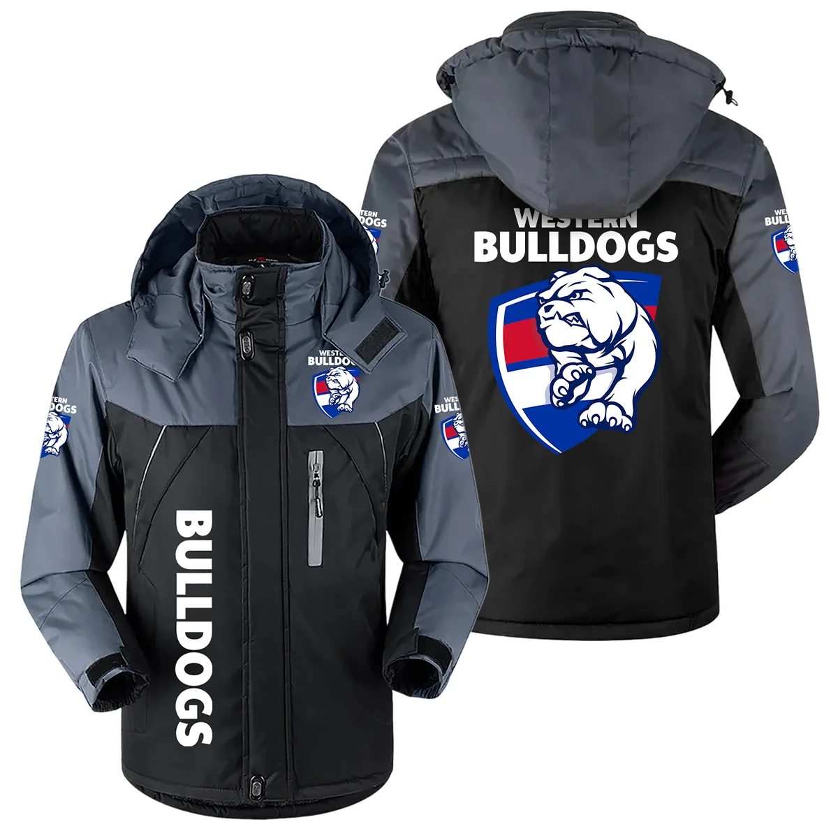 Western Bulldogs Australian Football League Exclusive Logo Plush Charging Suit HOAFL220525PCS01WB Western Bulldogs Australian Football League Exclusive Logo Plush Charging Suit HOAFL220525PCS01WB