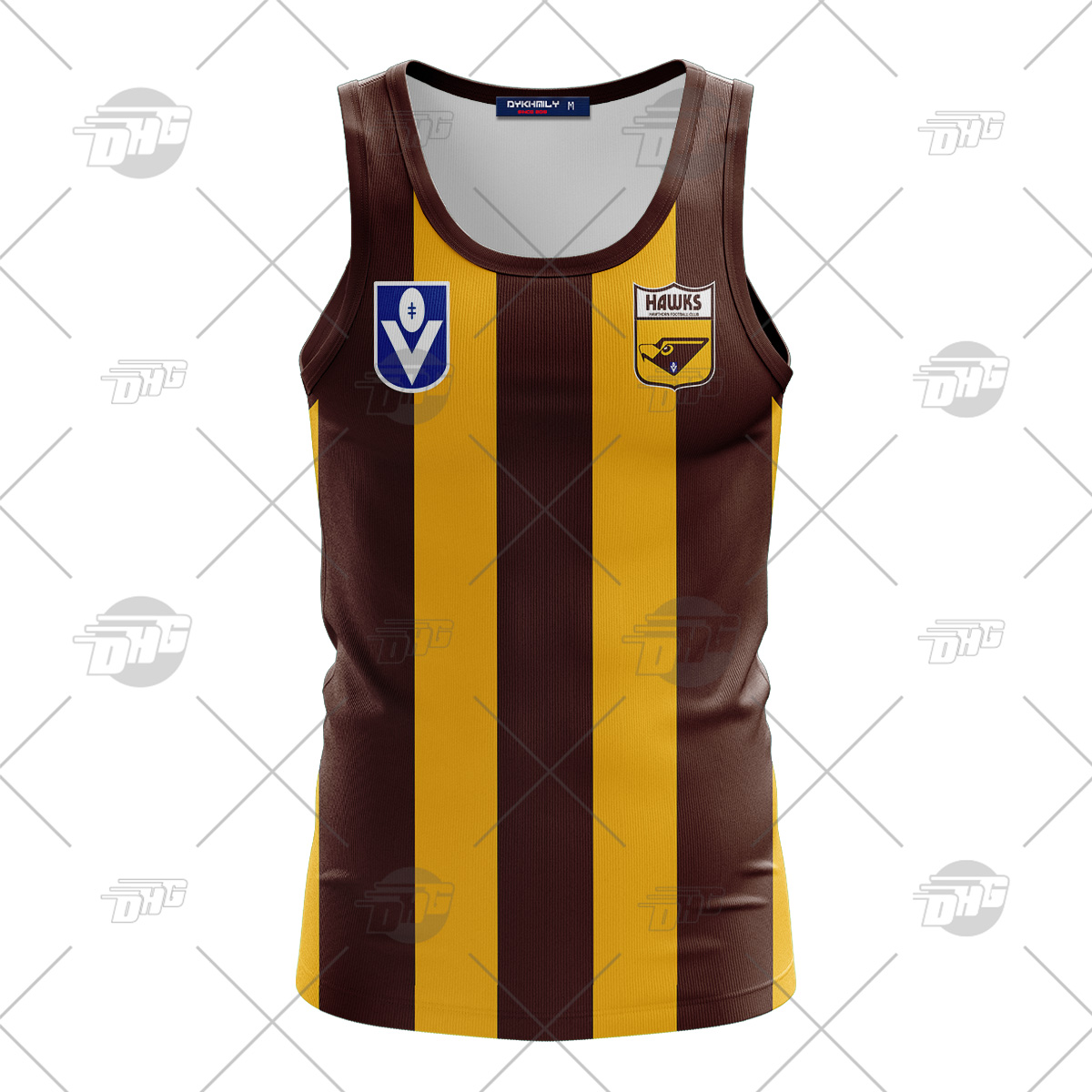 Personalized Hawthorn Football Club Vintage Retro AFL Tank Top 90s For Men Women Personalized Hawthorn Football Club Vintage Retro AFL Tank Top 90s For Men Women
