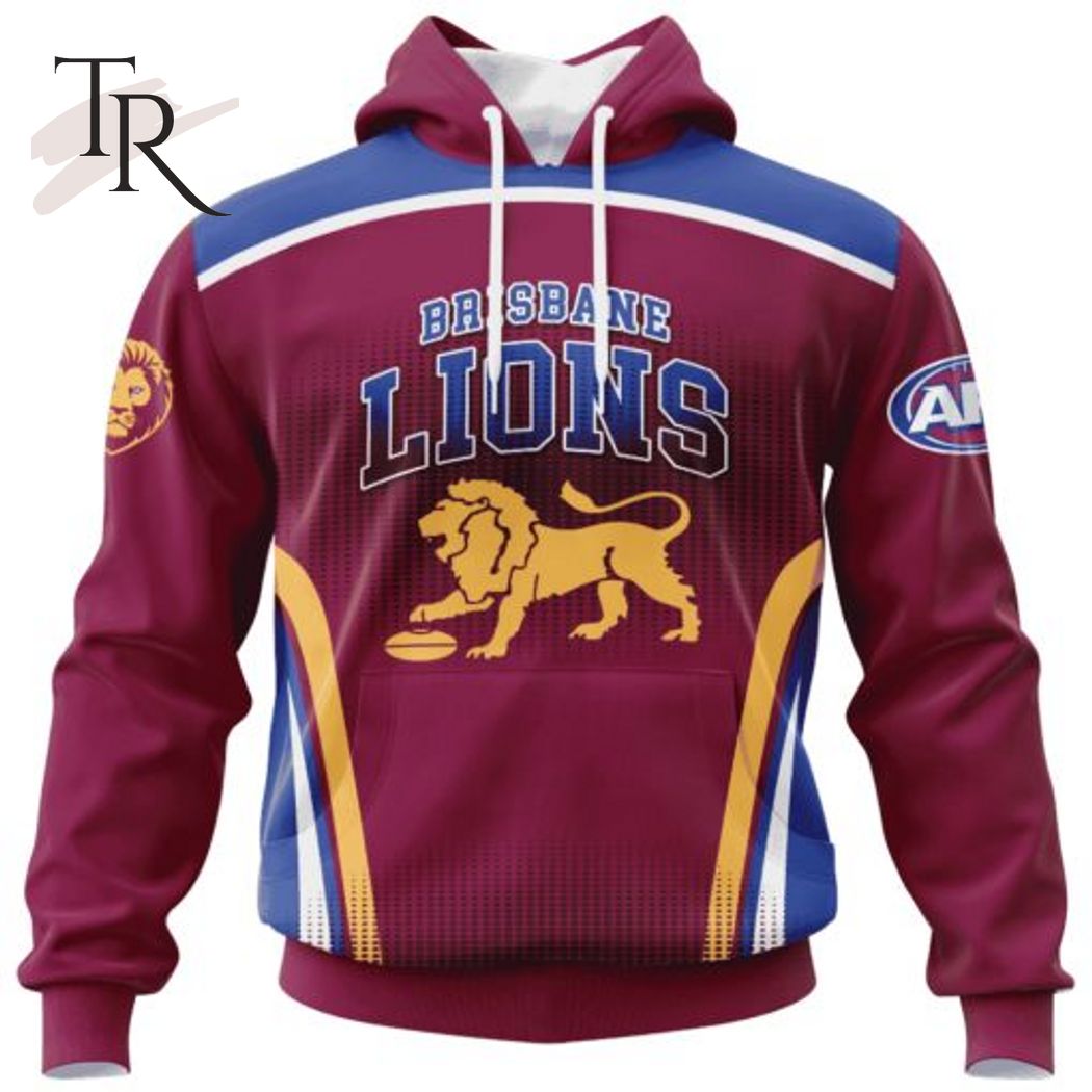 AFL Brisbane Lions Special Sideline Design Hoodie AFL Brisbane Lions Special Sideline Design Hoodie