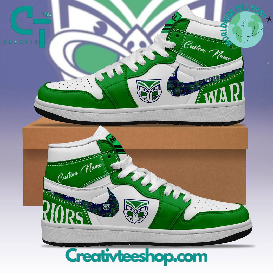 NRL New Zealand Warriors Air Jordan 1 Sneakers NRL New Zealand Warriors Air Jordan 1 Sneakers