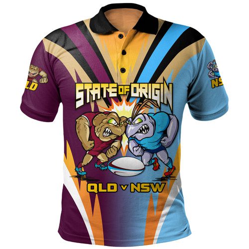 Queensland Maroons Polo Shirt Custom State Of Origin 2024 Passionate Fan Born To Win QLD vs NSW Queensland Maroons Polo Shirt Custom State Of Origin 2024 Passionate Fan Born To Win QLD vs NSW