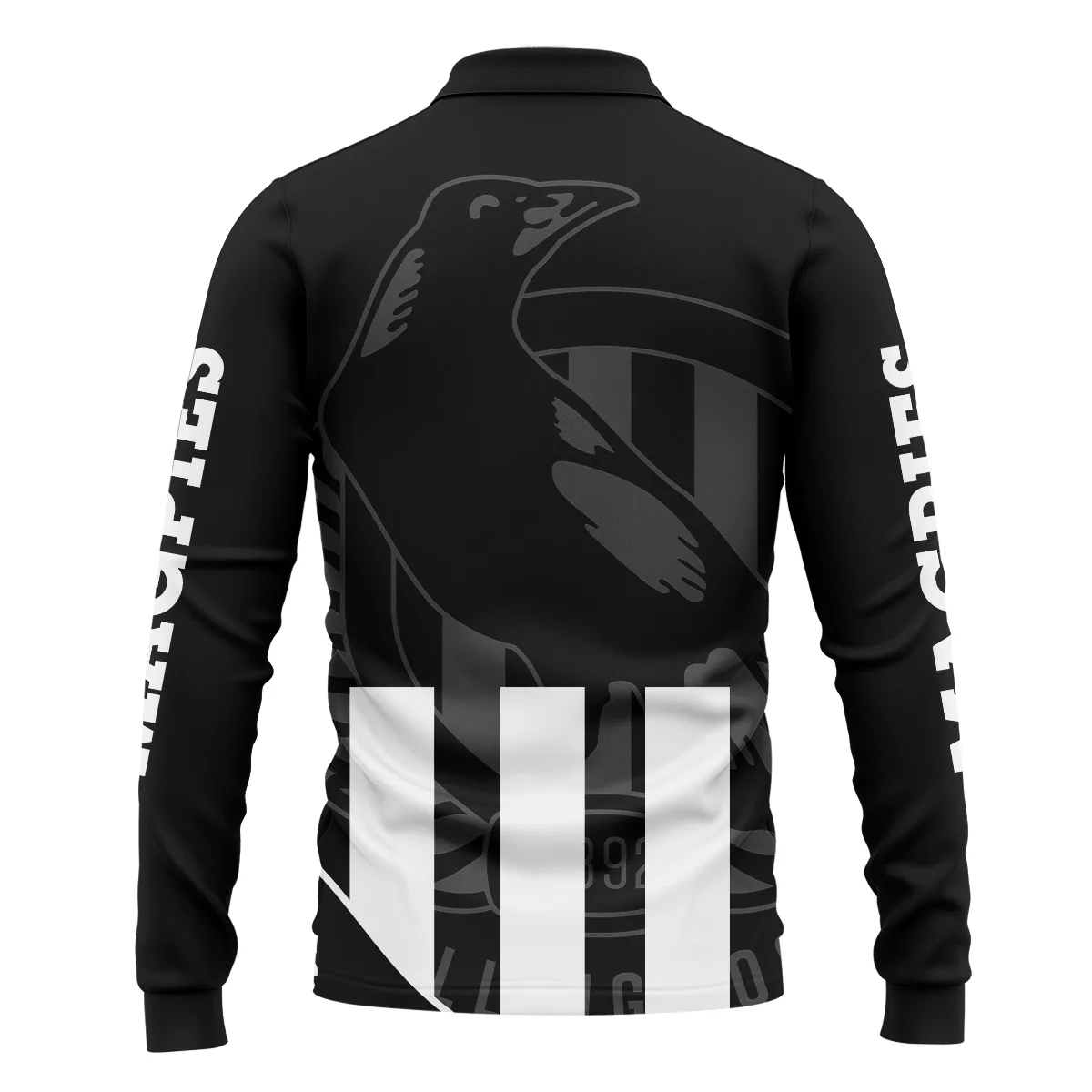 Collingwood Magpies Australian Football League Exclusive Logo Long Polo Shirt HOAFL130525A02COLLLPL Collingwood Magpies Australian Football League Exclusive Logo Long Polo Shirt HOAFL130525A02COLLLPL