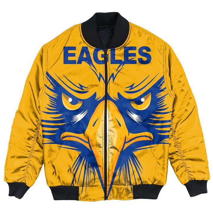 AFL West Coast Eagles Football Team Bomber Jacket AFL West Coast Eagles Football Team Bomber Jacket