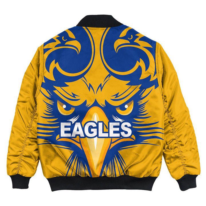 AFL West Coast Eagles Football Team Bomber Jacket AFL West Coast Eagles Football Team Bomber Jacket