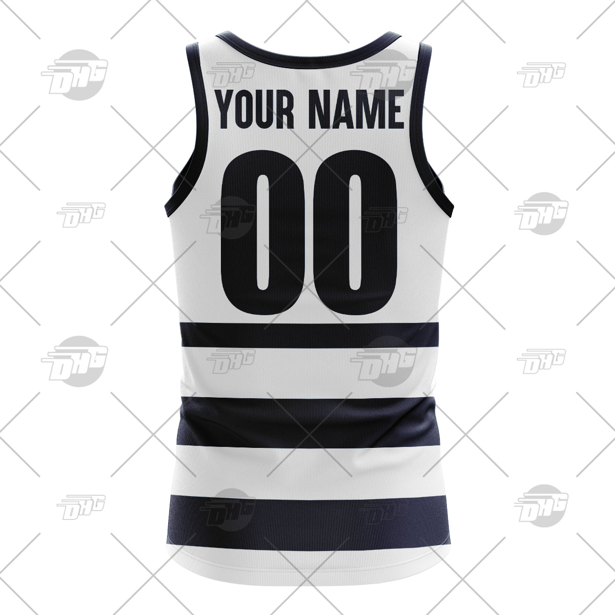 Personalized Geelong Cats Football Club Vintage Retro AFL Tank Top 90s For Men Women