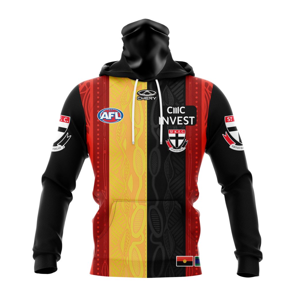 AFL St Kilda Football Club Personalized 2024 Indigenous Home Kits AFL St Kilda Football Club Personalized 2024 Indigenous Home Kits
