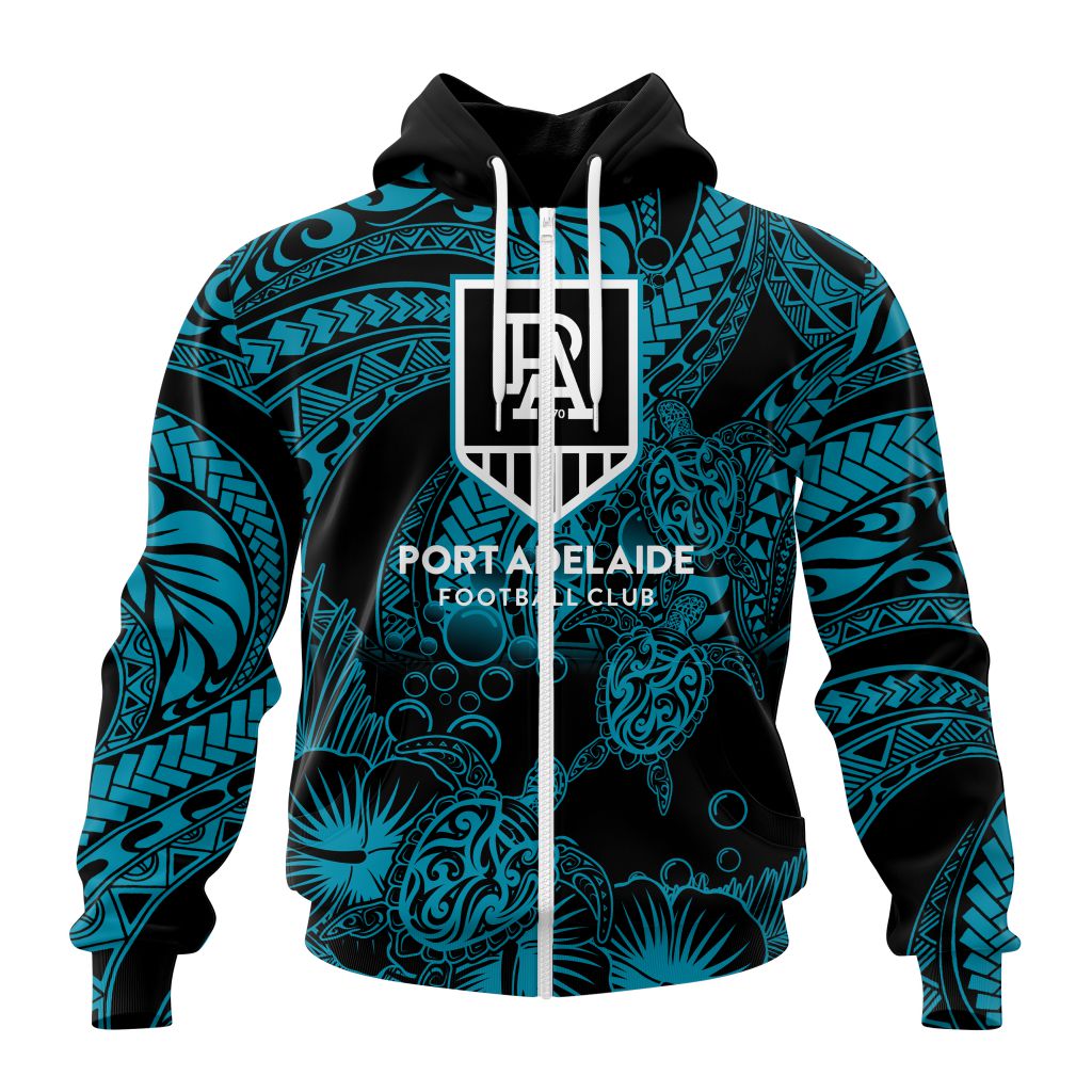 AFL Port Adelaide Football Club Special Polynesian Design ST2401 AFL Port Adelaide Football Club Special Polynesian Design ST2401